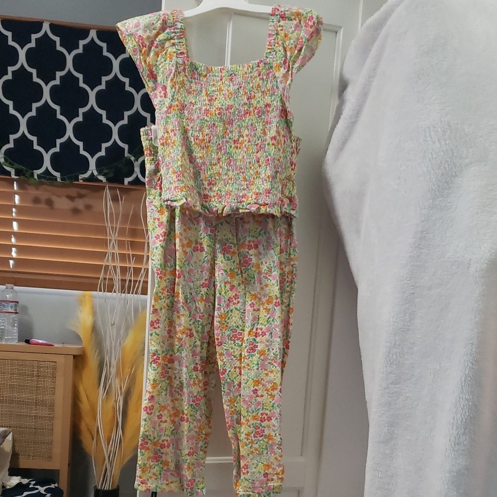Floral Kids Jumpsuit